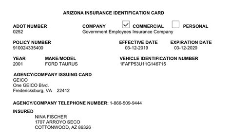Arizona Insurance Requirements for Vehicle Registration